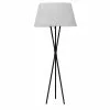 Dainolite Gabriela 61.5-in Matte Black Tripod Floor Lamp With White Shade -Dainolite Sales 330844830 MainImage 001