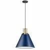 Dainolite Sonus Modern/Contemporary Cobalt Blue 14-in Pendant Light 2 Dainolite Sonus Modern/Contemporary Cobalt Blue 14-in Pendant Light -Dainolite Sales 330844840 MainImage 001