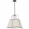 Dainolite Trapezoid Modern/Contemporary Cream And Black 18-in Pendant Light 2 Dainolite Trapezoid Modern/Contemporary Cream And Black 18-in Pendant Light -Dainolite Sales 330844898 MainImage 001