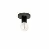 Dainolite 1-Pack Roswell 4.75-in Matte Black Transitional Incandescent Flush Mount Light 2 Dainolite 1-Pack Roswell 4.75-in Matte Black Transitional Incandescent Flush Mount Light -Dainolite Sales 330844918 MainImage 001