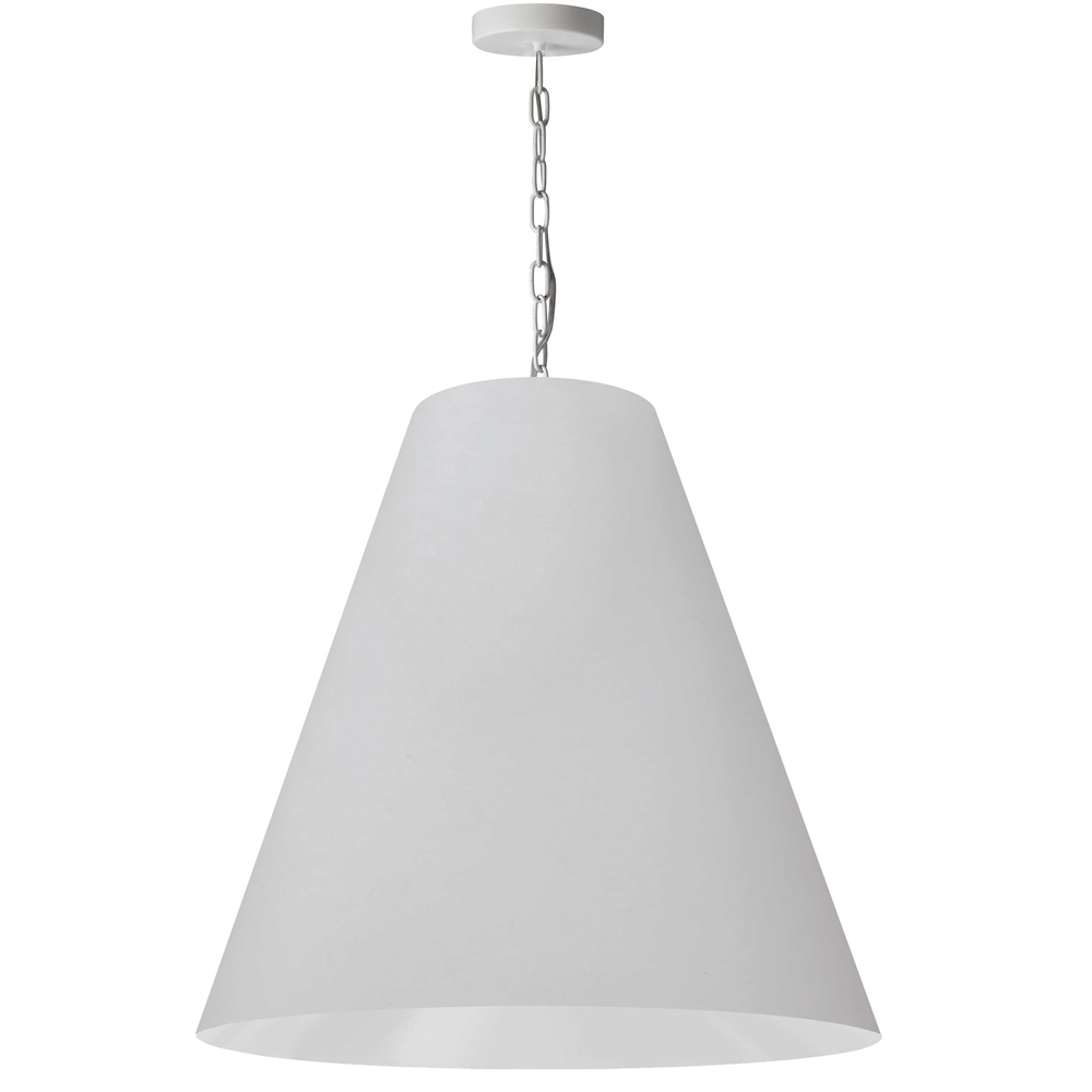 Dainolite Anaya Transitional White 26-in Pendant Light 3 Dainolite Anaya Transitional White 26-in Pendant Light