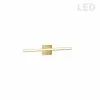 Dainolite Arandel 1-Light 23.8-in Brass Modern Vanity Light