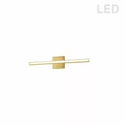 Dainolite Arandel 1-Light 23.8-in Brass Modern Vanity Light