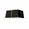 Dainolite 1-Pack Trapezoid 16-in Black Incandescent Flush Mount Light -Dainolite Sales 330845051 MainImage 001