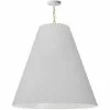 Dainolite Anaya Transitional White And Aged Brass 32-in Pendant Light 1 Dainolite Anaya Transitional White And Aged Brass 32-in Pendant Light -Dainolite Sales 330845073 MainImage 001