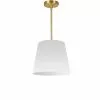 Dainolite Oversized Drum Modern/Contemporary White 14-in Pendant Light -Dainolite Sales 330845102 MainImage 001