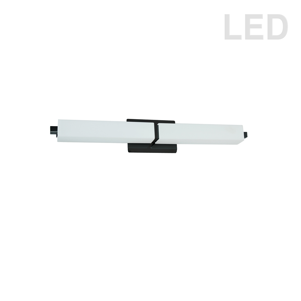 Dainolite 1-Light 27-in Black Modern Vanity Light 3 Dainolite 1-Light 27-in Black Modern Vanity Light