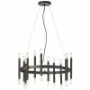 Dainolite Derry 24-Light Matte Black Transitional Chandelier -Dainolite Sales 330845149 MainImage 001