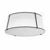 Dainolite 1-Pack Trapezoid 22-in White Modern/Contemporary Incandescent Flush Mount Light -Dainolite Sales 330845175 MainImage 001