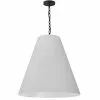 Dainolite Anaya Transitional White And Matte Black 26-in Pendant Light -Dainolite Sales 330845187 MainImage 001