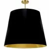 Dainolite Oversized Drum Modern/Contemporary Black And Gold 32-in Pendant Light 2 Dainolite Oversized Drum Modern/Contemporary Black And Gold 32-in Pendant Light -Dainolite Sales 330845204 MainImage 001