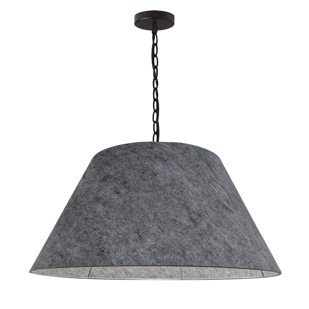 Dainolite Brynn Transitional Grey 26-in Pendant Light 3 Dainolite Brynn Transitional Grey 26-in Pendant Light