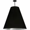 Dainolite Anaya Transitional Drum Black And Silver 32-in Pendant Light -Dainolite Sales 330845250 MainImage 001