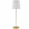 Dainolite 68.5-in Aged Brass Floor Lamp With White Shade