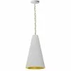Dainolite Anaya Transitional Drum White And Gold 12-in Pendant Light 1 Dainolite Anaya Transitional Drum White And Gold 12-in Pendant Light -Dainolite Sales 330845262 MainImage 001