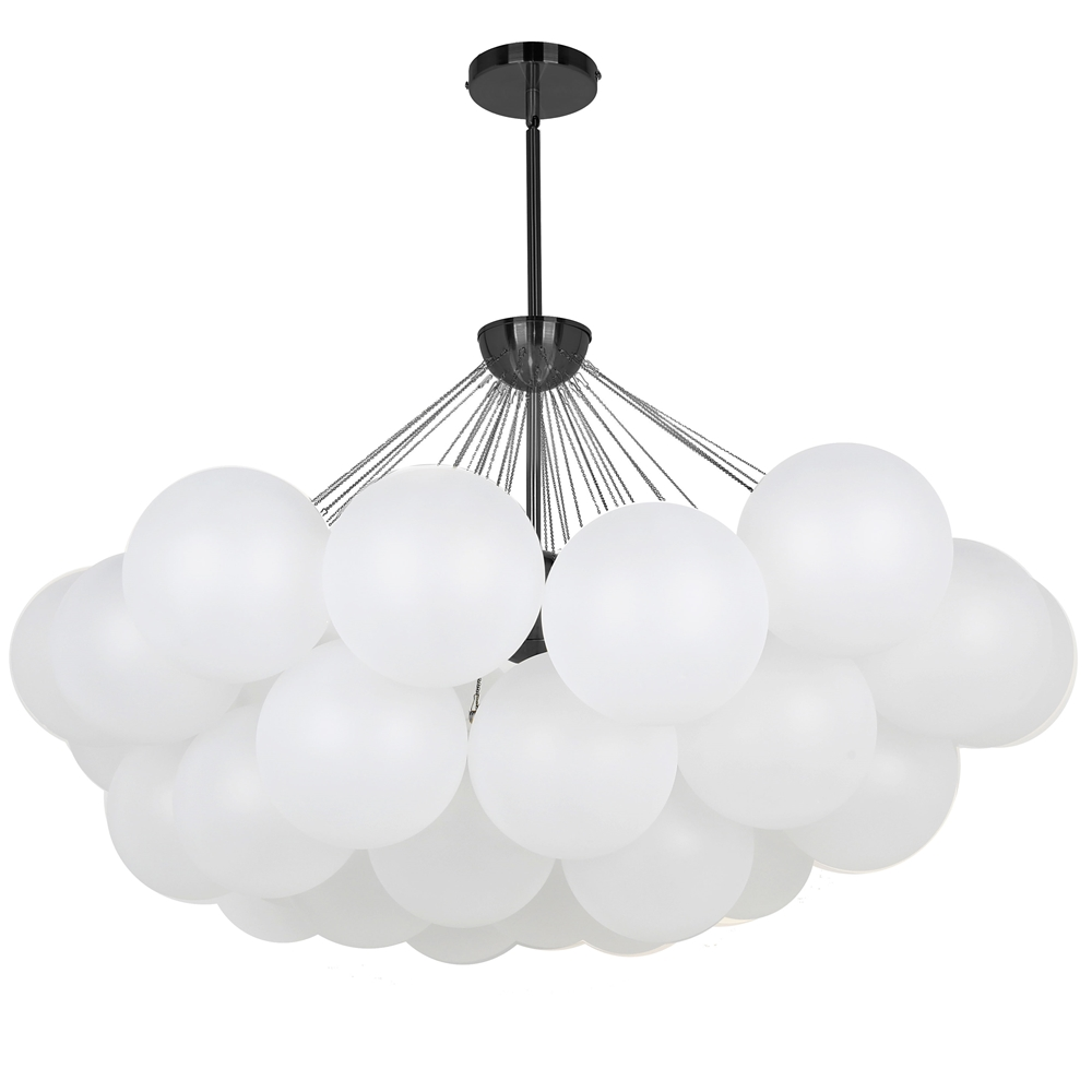 Dainolite Miles 8-Light Matte Black Modern/Contemporary Chandelier 3 Dainolite Miles 8-Light Matte Black Modern/Contemporary Chandelier