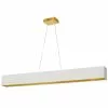 Dainolite Aubrey Modern/Contemporary 51-in White And Gold LED Pendant Light -Dainolite Sales 330845279 MainImage 001
