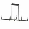 Dainolite Nora 8-Light Matte Black Modern/Contemporary Chandelier -Dainolite Sales 330845301 MainImage 001