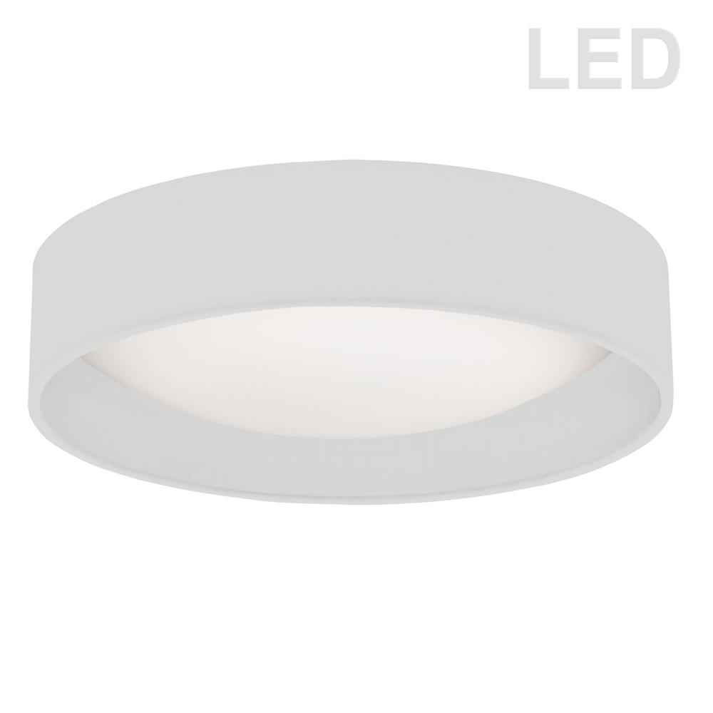 Dainolite 1-Pack 15-in White Modern/Contemporary Integrated LED Flush Mount Light 3 Dainolite 1-Pack 15-in White Modern/Contemporary Integrated LED Flush Mount Light