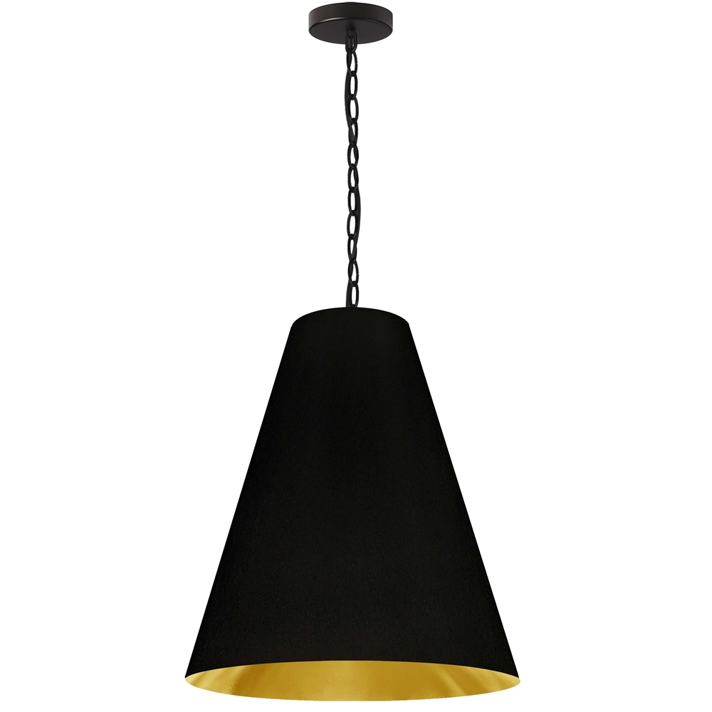 Dainolite Anaya Transitional Black And Gold 20-in Pendant Light 3 Dainolite Anaya Transitional Black And Gold 20-in Pendant Light