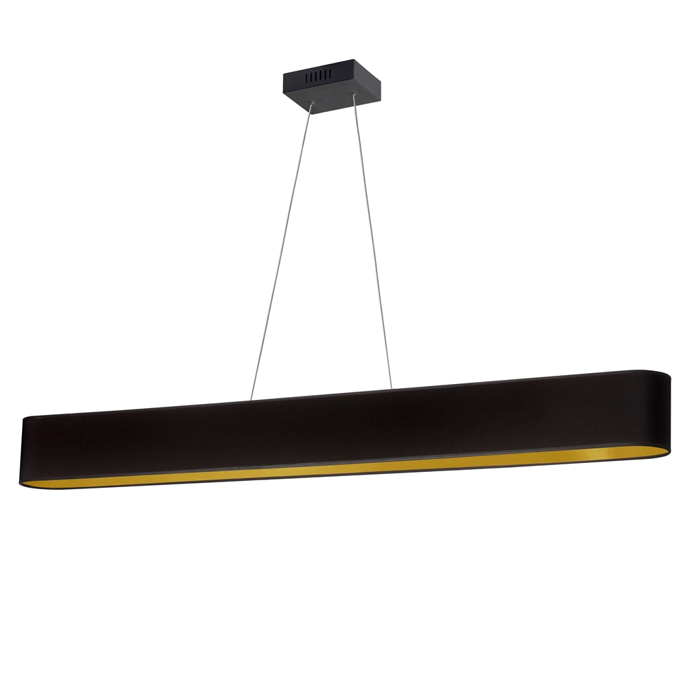 Dainolite Aubrey Modern/Contemporary Black And Gold 51-in LED Pendant Light 3 Dainolite Aubrey Modern/Contemporary Black And Gold 51-in LED Pendant Light