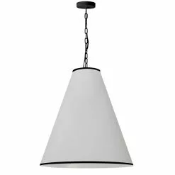 Dainolite Prym 26-in White 1-Light Transitional Kitchen Island Light
