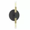 Dainolite Wand 5.75-in 2-Light Black Modern/Contemporary Wall Sconce -Dainolite Sales 331051832 MainImage 001