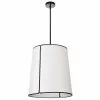 Dainolite Notched Drum 18.25-in White 3-Light Modern/Contemporary Pendant Light 1 Dainolite Notched Drum 18.25-in White 3-Light Modern/Contemporary Pendant Light -Dainolite Sales 331051857 MainImage 001
