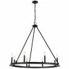 Dainolite Colby 8-Light Black Transitional Chandelier -Dainolite Sales 331051875 MainImage 001