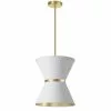 Dainolite Caterine 12-in Aged Brass 1-Light Transitional Pendant Light -Dainolite Sales 331051906 MainImage 001