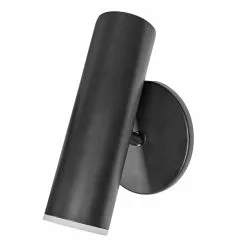 Dainolite Constance 7.75-in Black Modern Wall Sconce