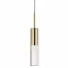 Dainolite Palmer 2.75-in Aged Brass 1-Light Modern/Contemporary Kitchen Island Light