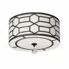 Dainolite Pembroke 19-in Black Transitional LED Flush Mount Light -Dainolite Sales 331051917 MainImage 001