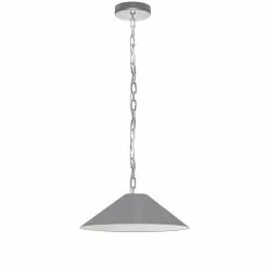 Dainolite Presley 20-in Grey 1-Light Transitional Kitchen Island Light