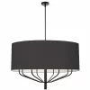 Dainolite Eleanor 8-Light Black And White Modern/Contemporary Chandelier