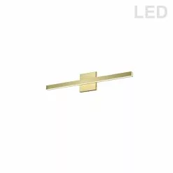 Dainolite Arandel 1-Light Brass Modern/Contemporary Vanity Light