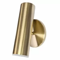 Dainolite Constance 7.75-in Aged Brass Modern Wall Sconce