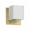 Dainolite Verona 4.5-in 1-Light Aged Brass Modern/Contemporary Wall Sconce -Dainolite Sales 331051989 MainImage 001