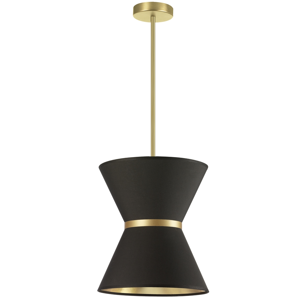 Dainolite Caterine 12-in Black 1-Light Transitional Pendant Light 3 Dainolite Caterine 12-in Black 1-Light Transitional Pendant Light
