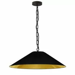 Dainolite Presley 32-in Black 1-Light Transitional Kitchen Island Light