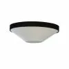 Dainolite Pietra 21-in Black Contemporary/Modern LED Flush Mount Light