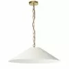 Dainolite Presley 32-in Cream 1-Light Transitional Kitchen Island Light