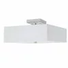 Dainolite 14.25-in Polished Chrome/White 3-Light Semi-Flush Mount Light 2 Dainolite 14.25-in Polished Chrome/White 3-Light Semi-Flush Mount Light -Dainolite Sales 331052066 MainImage 001