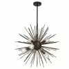 Dainolite Vega 24-in Black 8-Light Modern/Contemporary Pendant Light