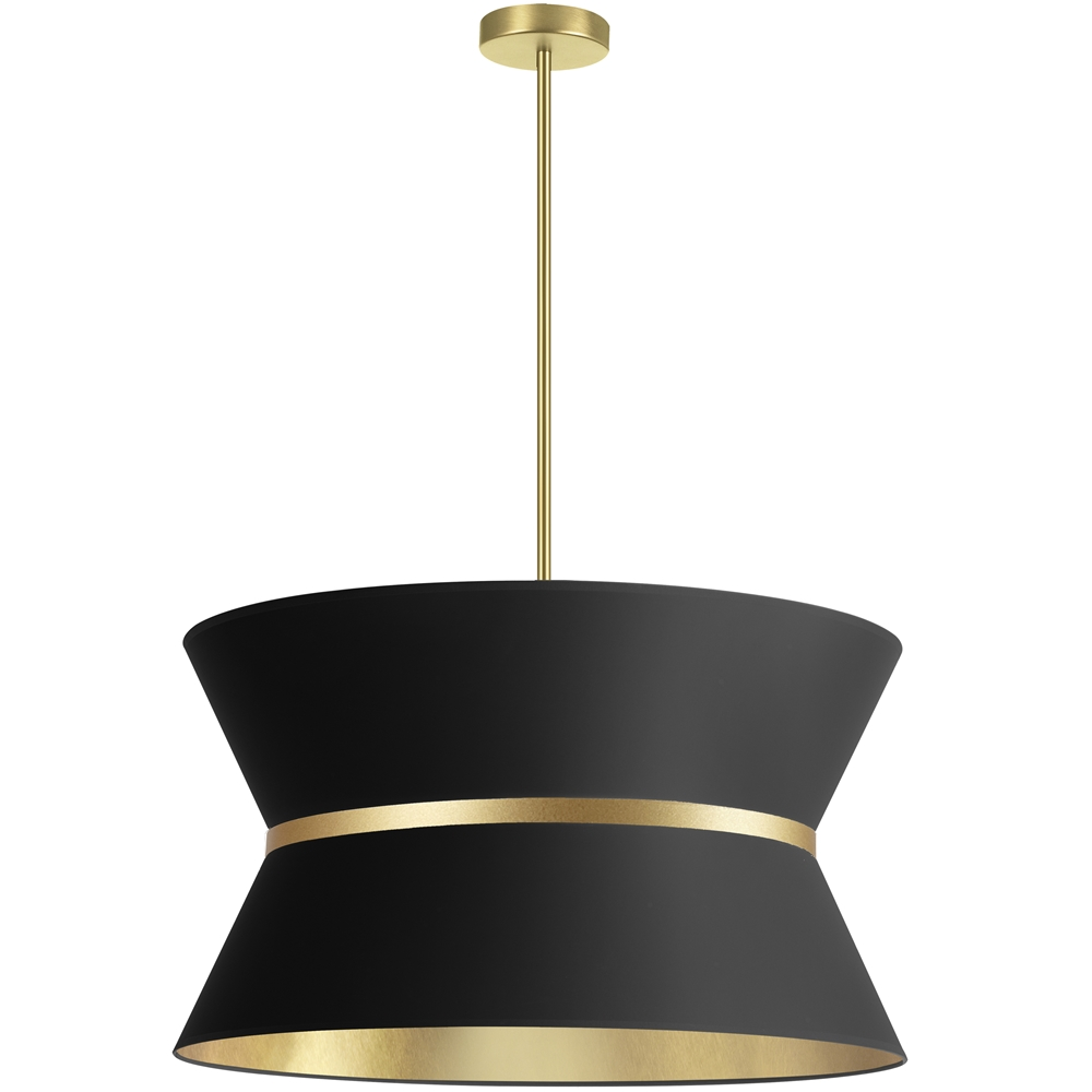 Dainolite Caterine 24-in Black 4-Light Transitional Pendant Light 3 Dainolite Caterine 24-in Black 4-Light Transitional Pendant Light