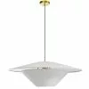 Dainolite Poseidon 24-in White 1-Light Modern/Contemporary Kitchen Island Light -Dainolite Sales 331052073 MainImage 001