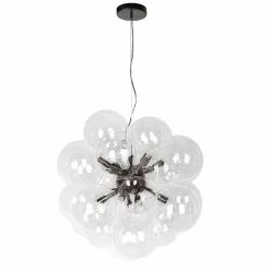 Dainolite Comet 6-Light Black Modern/Contemporary Chandelier