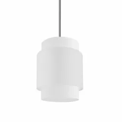 Dainolite Priya 10-in White 1-Light Modern/Contemporary Kitchen Island Light