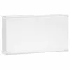 Dainolite Emery 10-in 2-Light White Modern/Contemporary Wall Sconce