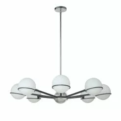 Dainolite Sofia 8-Light Polished Chrome Modern/Contemporary Chandelier